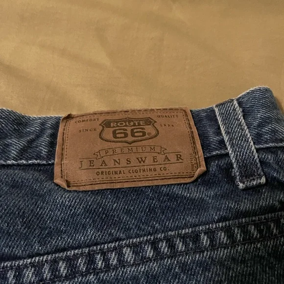 VINTAGE Route 66 High Waisted Shorts - Picture 3 of 5